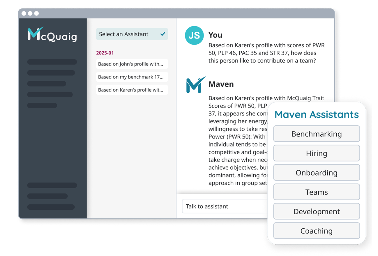 Maven and assistants