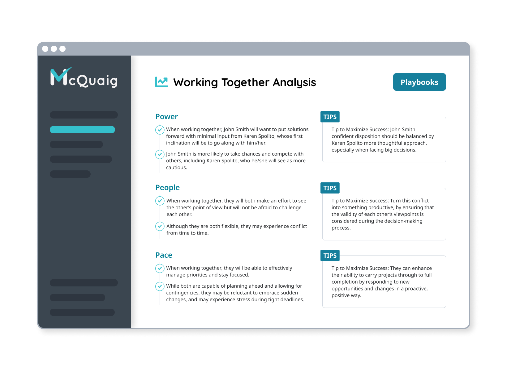 Working Together Analysis